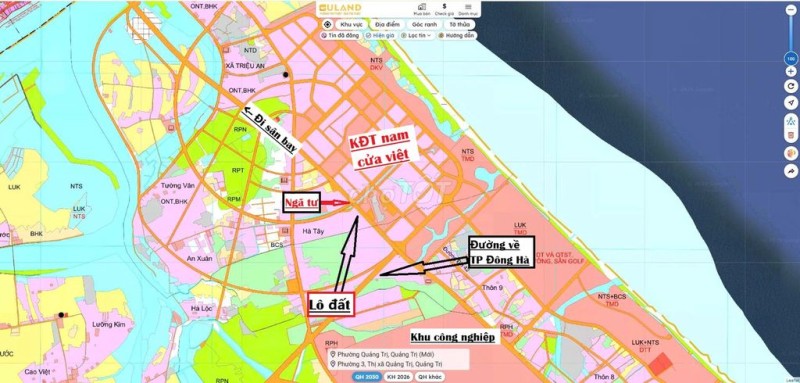 Đât nền thổ cư ven biển  Quốc lô 9, Thị trấn Cửa Việt, Huyện Gio Linh, Quảng Trị