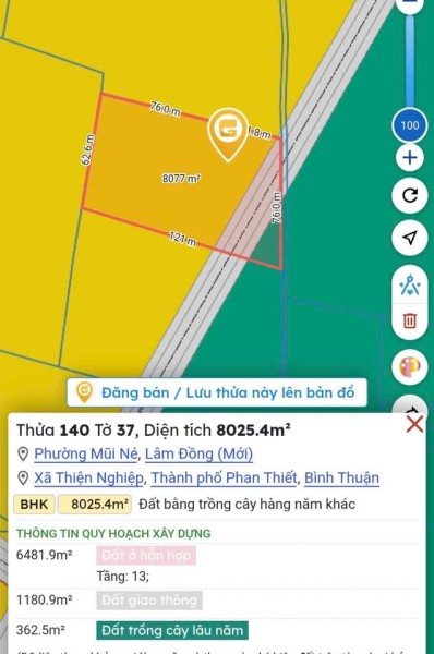 - ĐẤT SÂN BAY.PHAN.THIẾT 600TR/ 1000M2