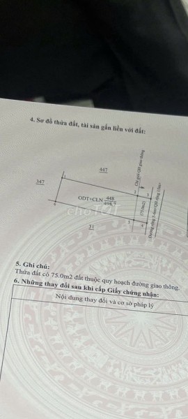 Đất thổ cư thôn 1 đạt lý, nay là phường Tân An, diện tích 12x40