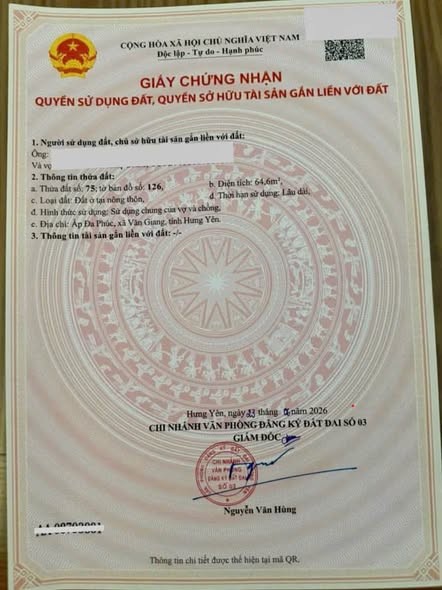🧨🧨🧨NHỈNH 3 TỶ CÓ SIÊU PHẨM HÀNG HIẾM VĂN GIANG – KHUÔN ĐẤT ĐẸP KHÓ TÌM 🔥🔥 - Ảnh 2