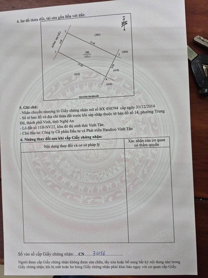 ĐẮT GIÁ BẬC NHẤT KĐT HANDICO VINH TÂN — ĐƯỜNG VẠN TUẾ 2 - Ảnh 3