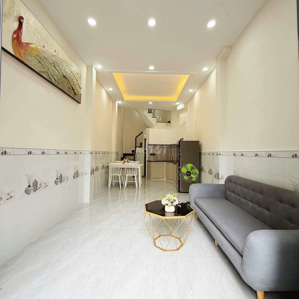 NHÀ GÒ VẤP 1 TRỆT 2 LẦU ĐÚC BTCT SỔ HỒNG RIÊNG HẺM 3M KHU DÂN TRÍ CAO - Ảnh 7