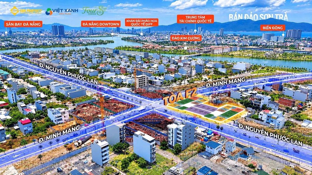 1,9 TỶ CĂN STUDIO SÂN VƯỜN 43,4M2, THOÁNG MÁT| FOURS TOWER ĐÀ NẴNG