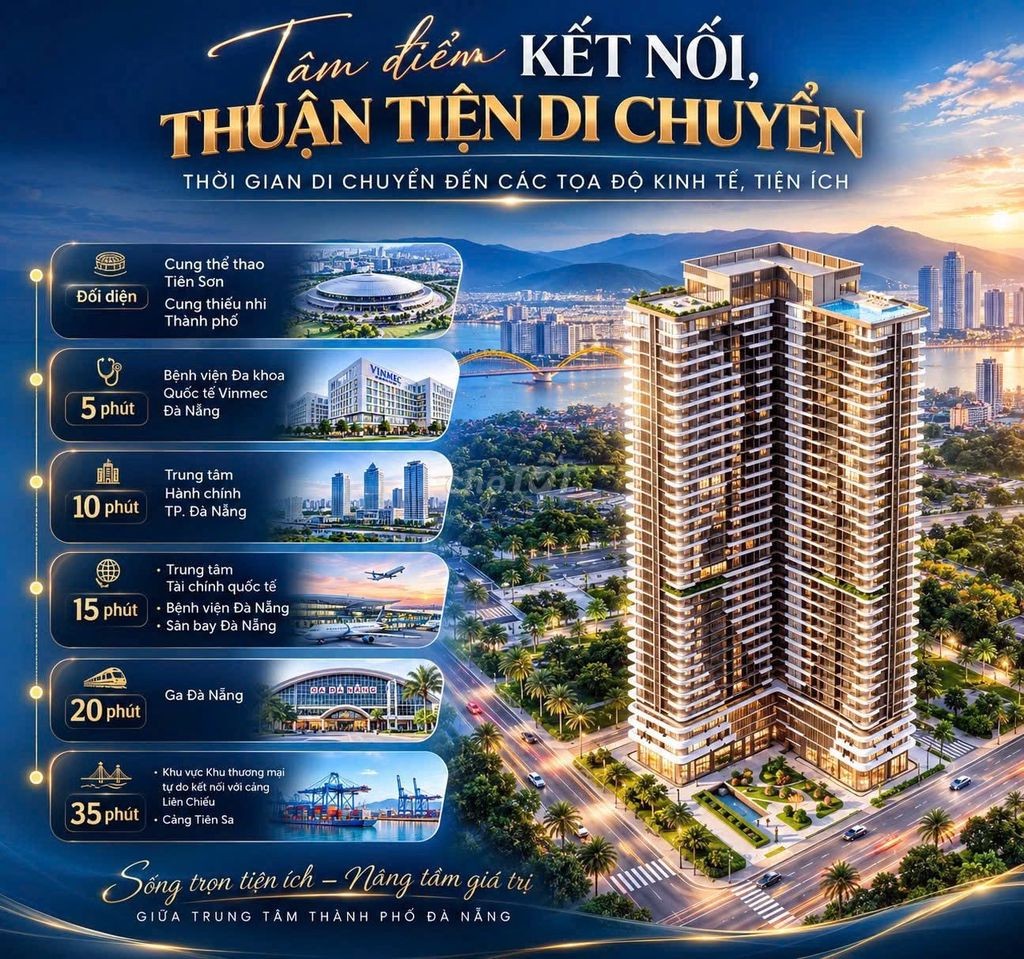 CĂN HỘ CAO CẤP PENINSULA PRIVATE – FULL NT, VIEW DOWNTOWN ĐÀ NẴNG - Ảnh 3