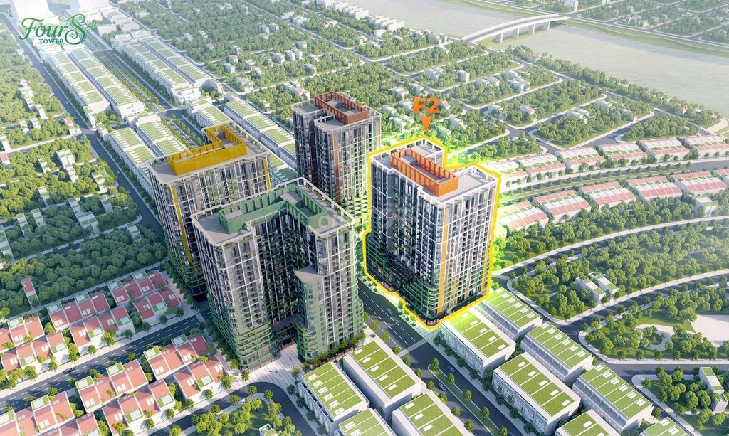 FOURS TOWER CĂN F2-12-3 GIỎ CĐT VIEW BIỂN, SÔNG, THÀNH PHỐ - Ảnh 5
