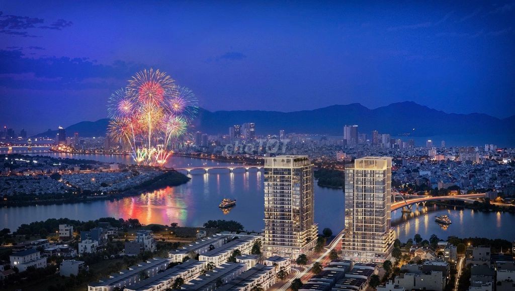 Căn hộ S-Light Tower Đà Nẵng 2 PN view sông Hàn, giá full 2.8 tỉ