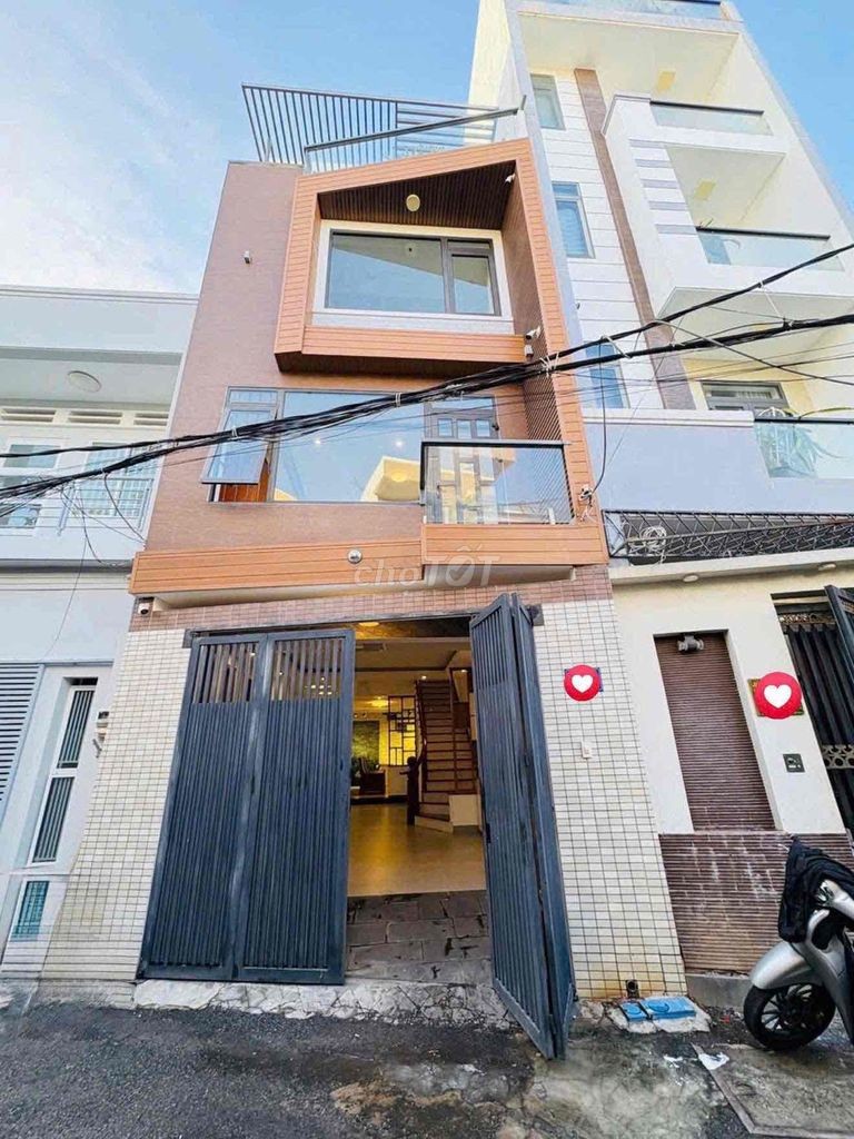 Nhà 4tầng Hẻm 7m Trung Tâm - Ảnh 6