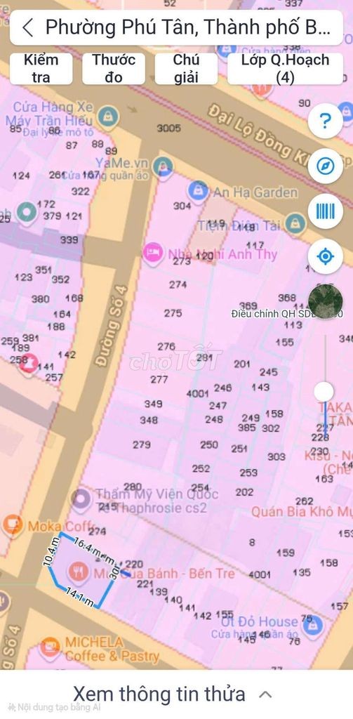 NỀN GÓC 2 MẶT TIỀN CHỢ CHÙA BẾN TRE - Ảnh 4