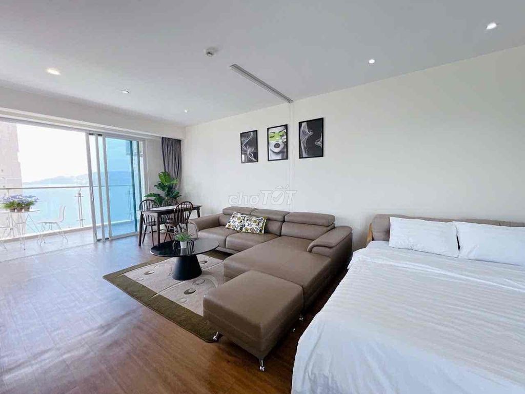 Cho thuê căn góc view biển - căn STUDIO toà ARIYANA - Ảnh 9