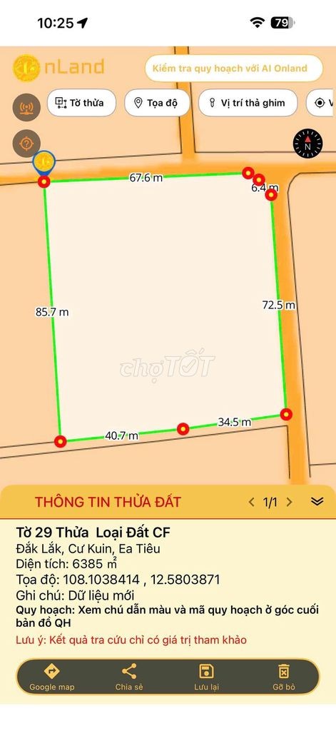 6,3 sào góc 2 mặt tiền đường nhựa Buôn Triết Cư Kuin 3,9 tỷQuỳnh A - Ảnh 4