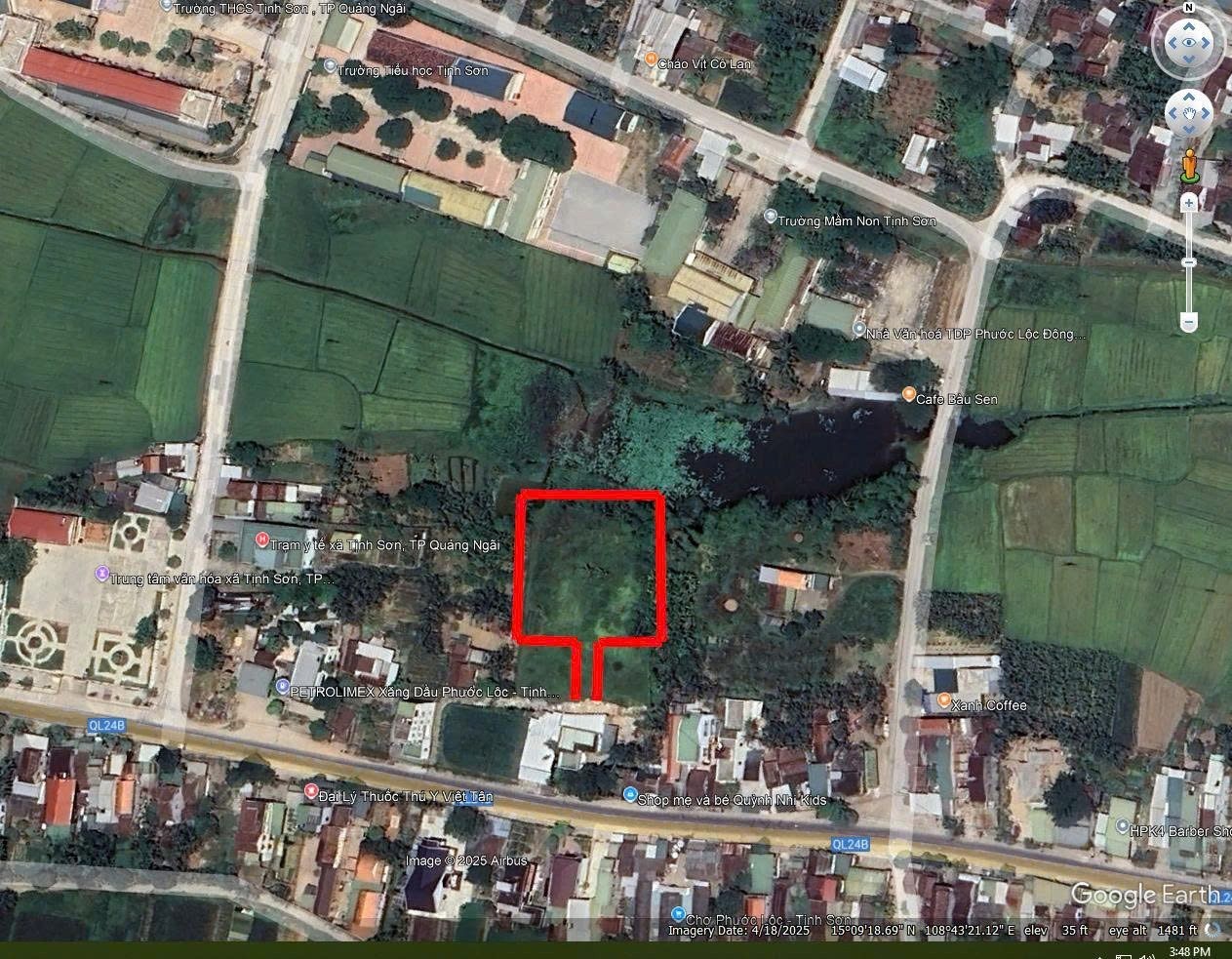 Bán đất 2000m² ngang 35m giá 3.2 tỷ ngay chợ Phước Lộc, Xã Sơn Tịnh - Ảnh 4