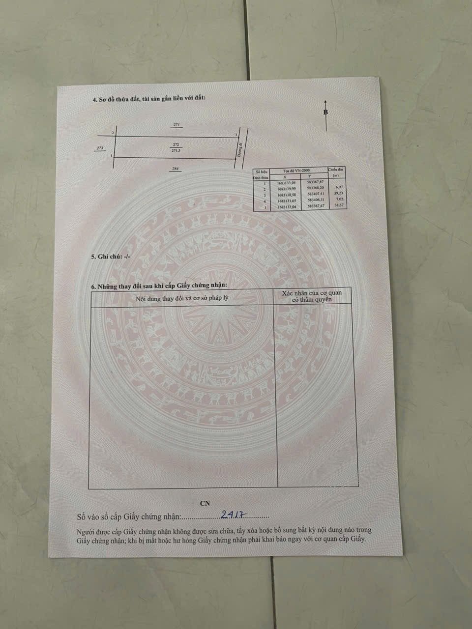 Bán đất gần khu công nghiệp Vissip