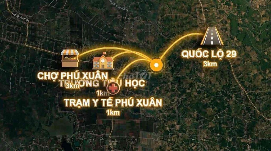 Đất Sào Thổ Cư Phú Xuân - Krông Năng - Ảnh 1