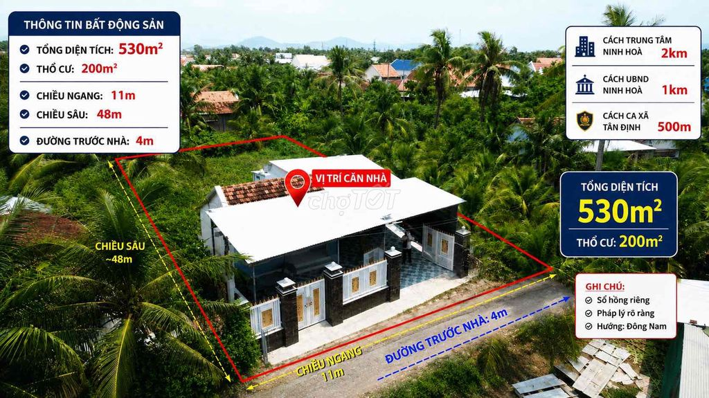 GIẢM 3.0.0tr NHÀ TÂN ĐỊNH NINH HOÀ GIÁ CHỈ 5TRIỆU/m2 - Ảnh 1