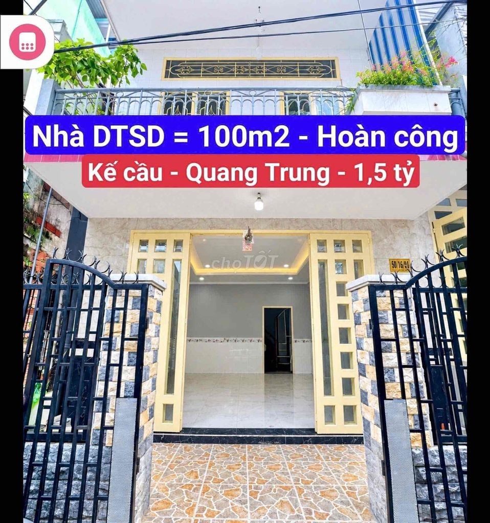 Nhà trệt lầu 3 phòng ngủ - Hẻm 50 Quang Trung - Gần Bến Ninh Kiều - Ảnh 6