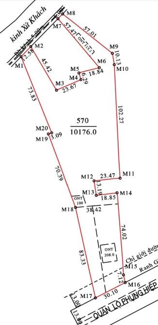 Bán đất đường Quản Lộ Phụng Hiệp Cà Mau 9000m2, Tân Thành, Cà Mau - Ảnh 1