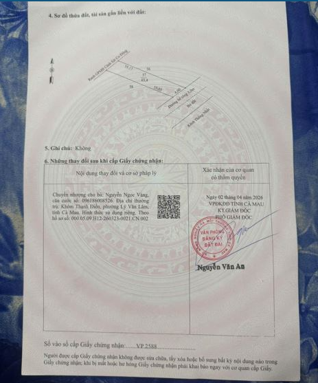 Cần bán gấp nền 460 triệu SỔ riêng tại Thành phố Cà Mau - Ảnh 4