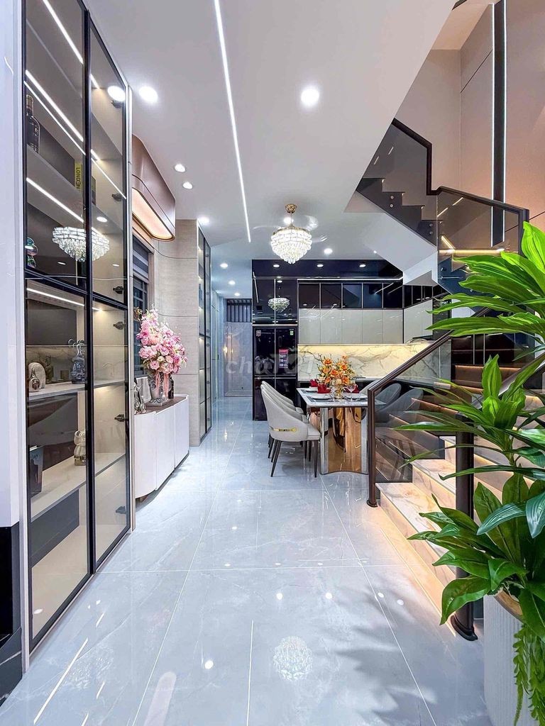Nhà 2 Lầu có Hẻm hông mới 100% Full nội thất khúc ngoài kdc Hồng Loan - Ảnh 10