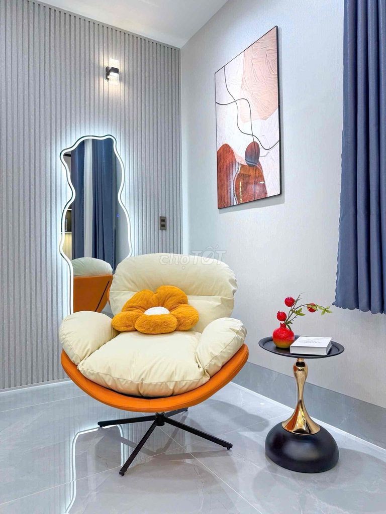 Nhà 2 Lầu có Hẻm hông mới 100% Full nội thất khúc ngoài kdc Hồng Loan - Ảnh 11