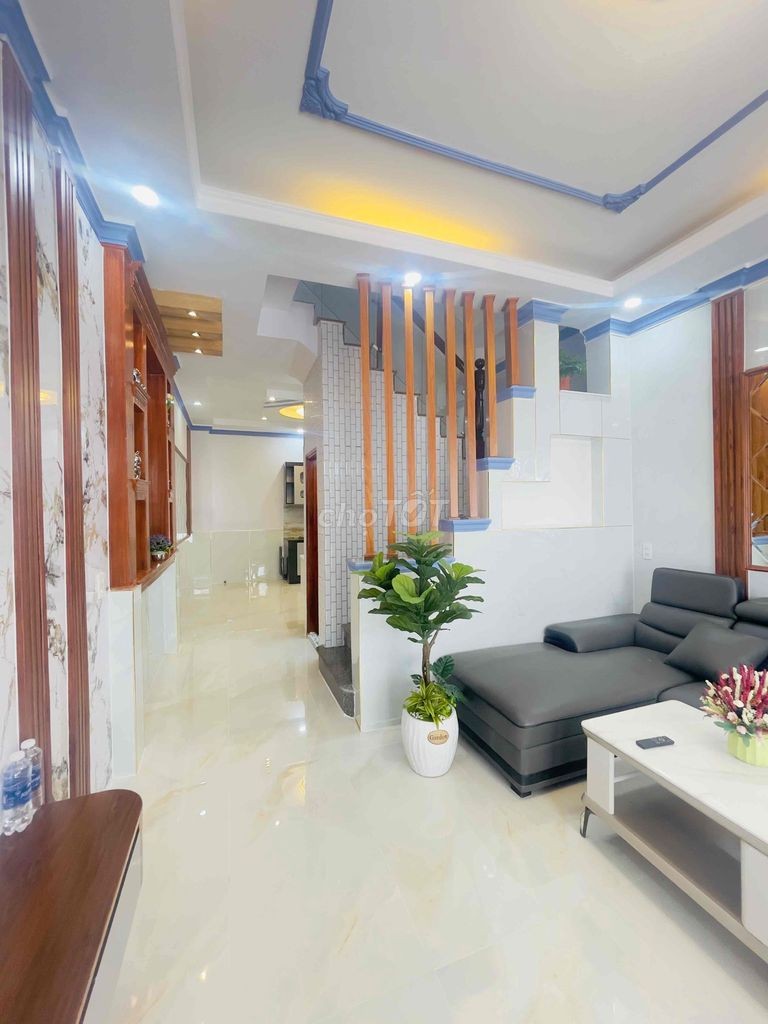 (GIẢM 350 TRIỆU) NHÀ 3 TẦNG HOÀN CÔNG - FULL NỘI THẤT- KDC THỚI NHỰT 1 - Ảnh 1