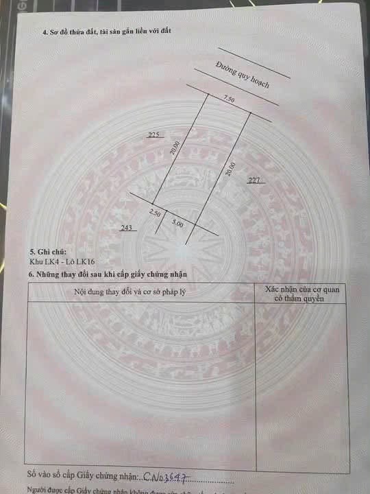 Sáng ra chính chủ gọi bán cho căn BT Nu-9 Liên Phương - TPHYen