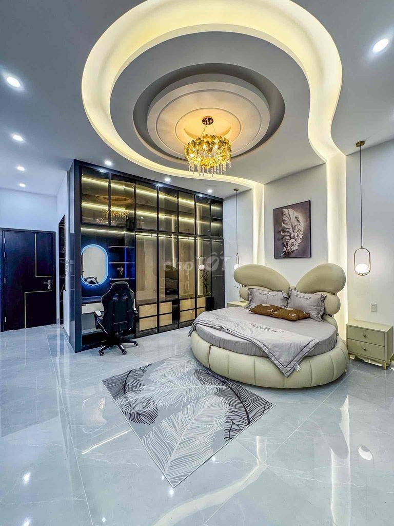 Nhà 1 trệt 2 lầu xây mới Full nội thất - Khu Dân Cư Hồng Loan 6A