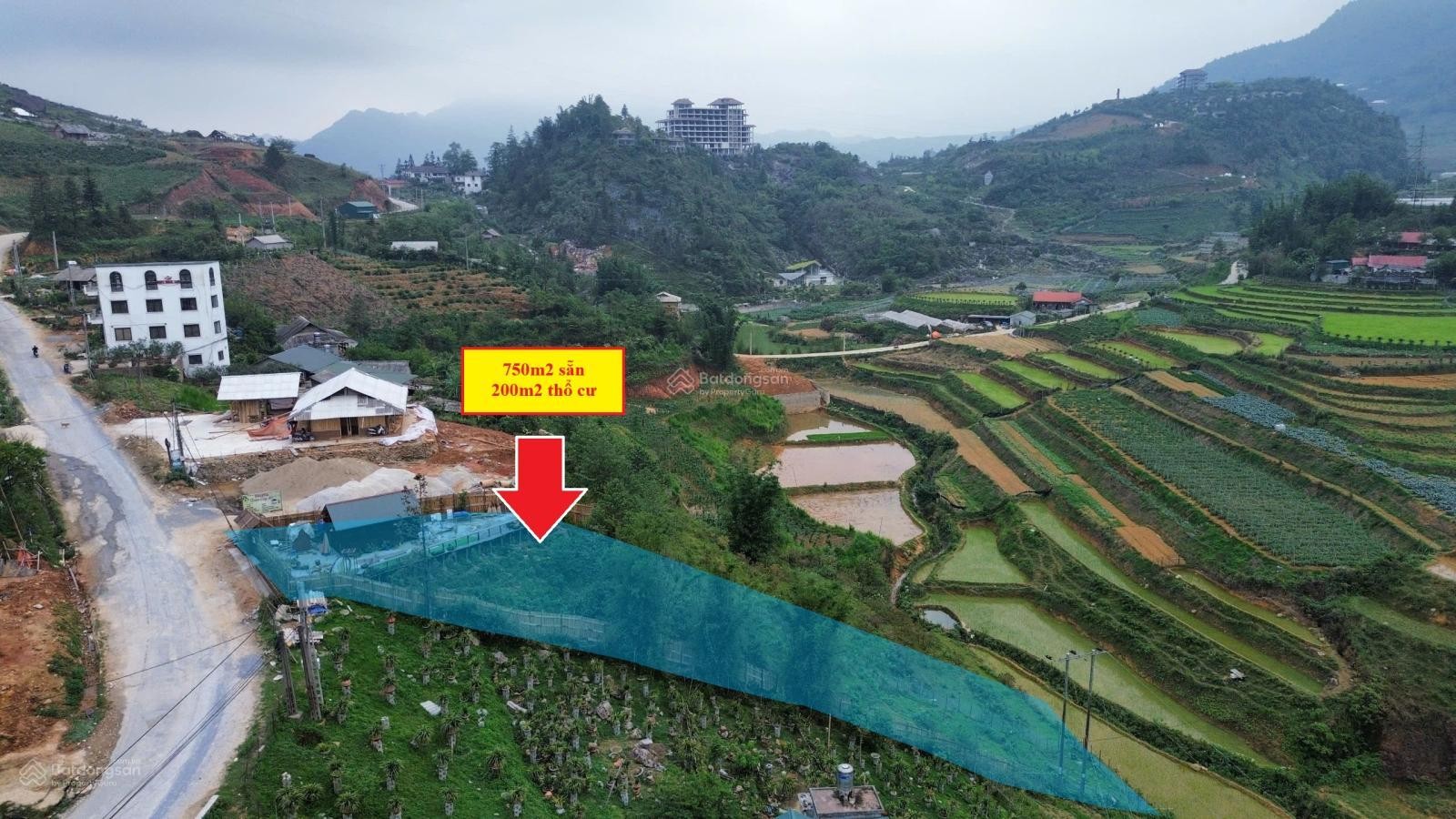 Bán đất Sapa view đẹp làm quán cafe, khách sạn, dt 750 m2, chỉ 5.6 tỷ, bao giấy phép xd - Ảnh 2