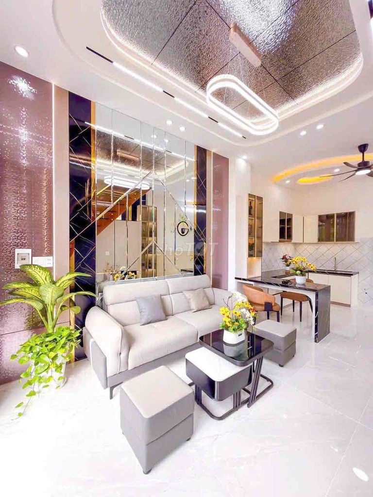 NHÀ LẦU MỚI XÂY ĐƯỜNG 3/2 FULL NỘI THẤT - Ảnh 3