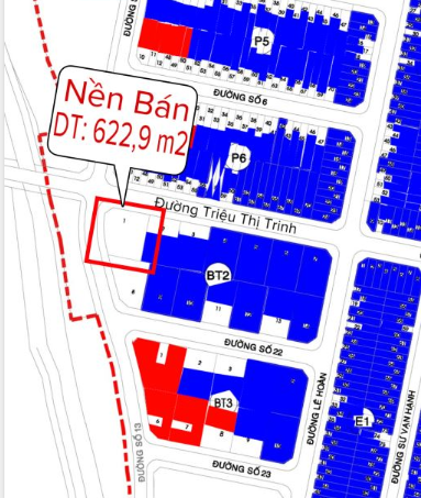 Bán nền biệt thự đẹp đường Triệu Thị Trinh, Tp Long Xuyên - Ảnh 3