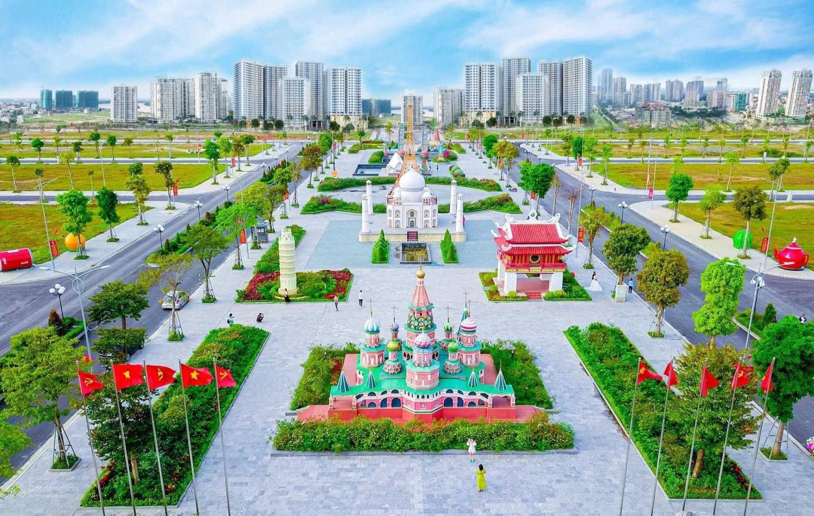 Cần bán lô đất đẹp gần Công viên Kỳ quan ở Việt Hàn, hướng Nam, giá 17tr/m2. - Ảnh 1