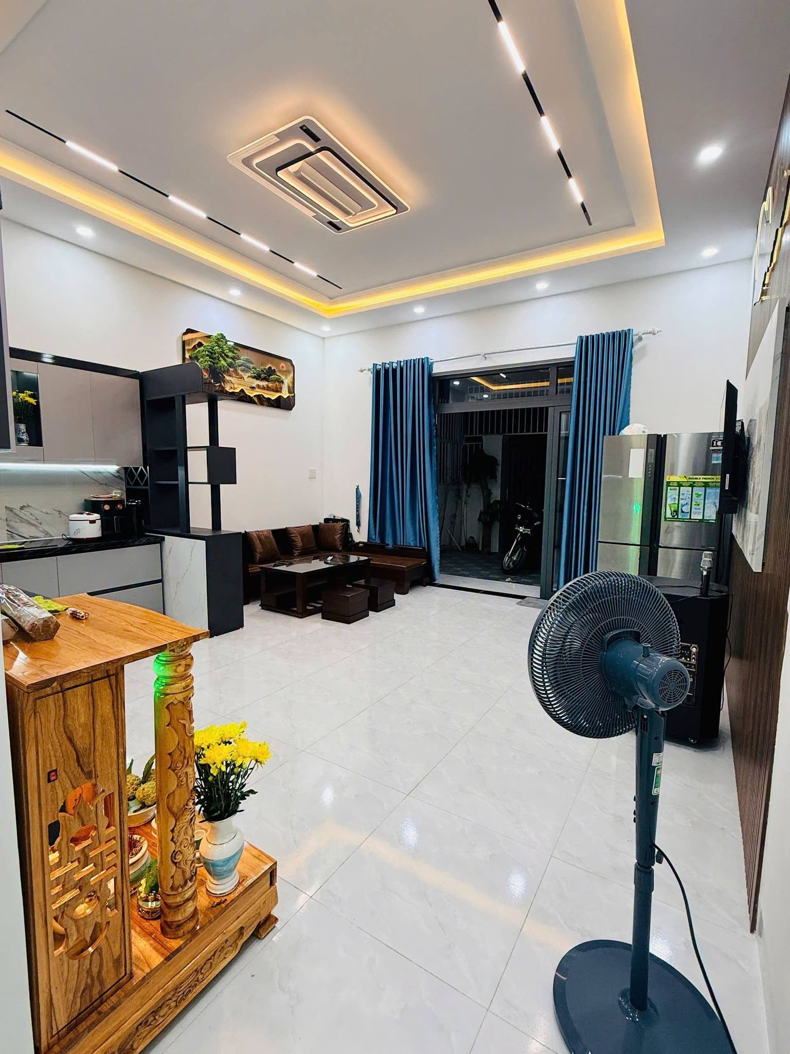 Bán nhà mặt tiền KD - dt 100m2(5x20m)-2PN mới đẹp - oto vào nhà- Bắc Nha Trang- chỉ 1ty590tr - Ảnh 3