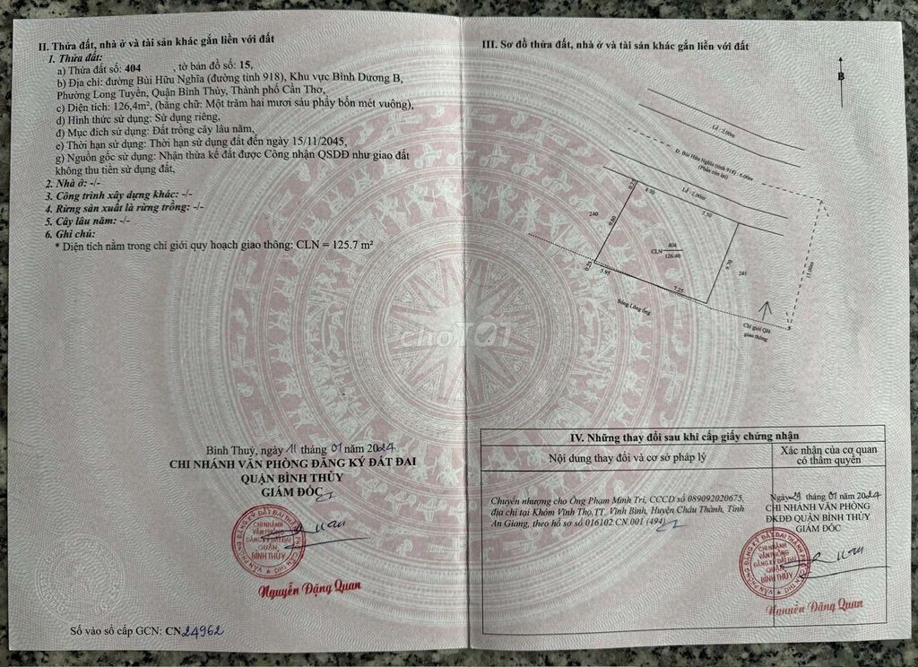 Bán nhà ngay chợ Bông Vang