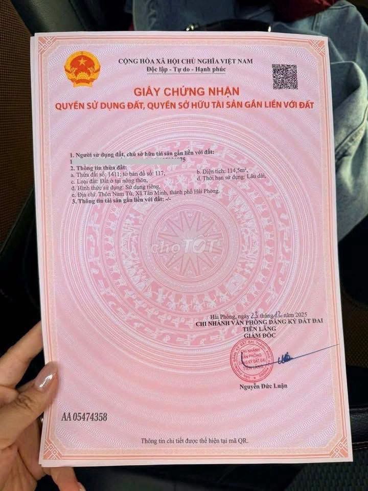 Bán đất 114m2 gần trường Tiểu học Kiến Thiết, Tiên Lãng - Ảnh 4