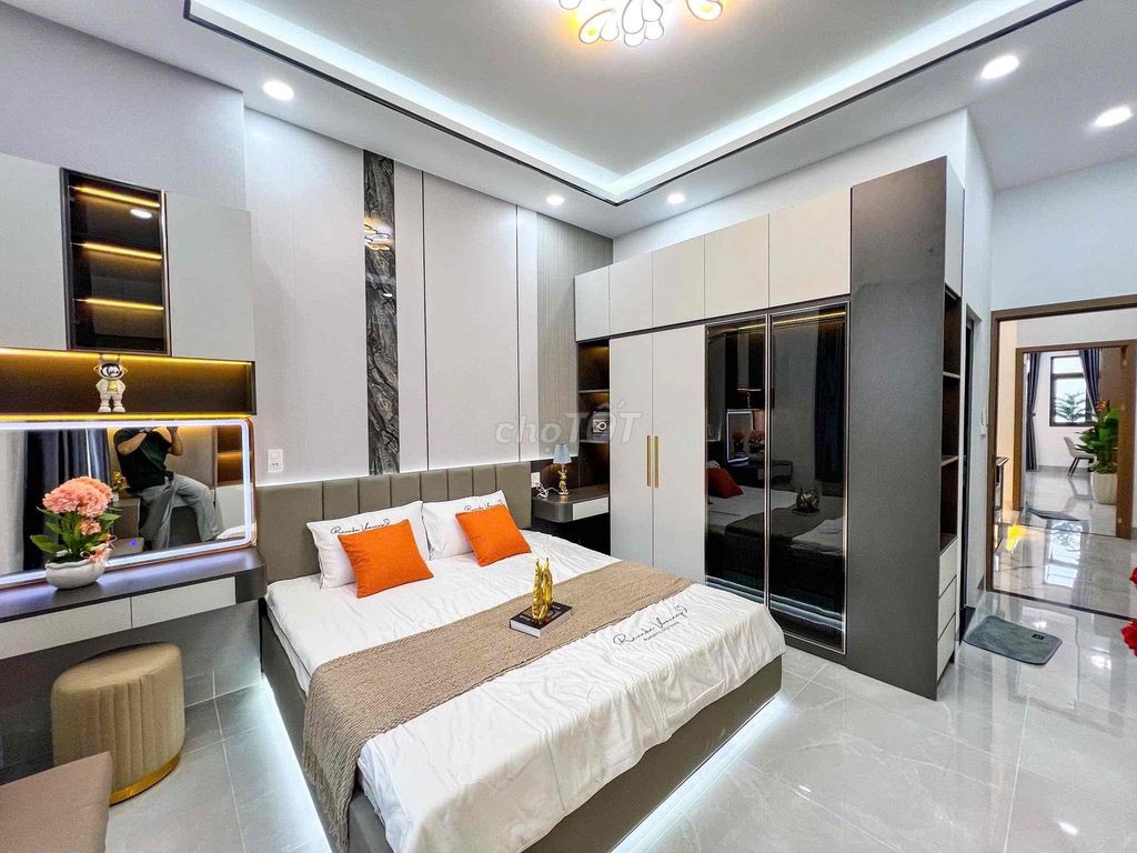 NHÀ PHỐ LUXURY – RA MẮT HÔM NAY 1 TRỆT 2 LẦU – NỘI THẤT CAO CẤP - Ảnh 3
