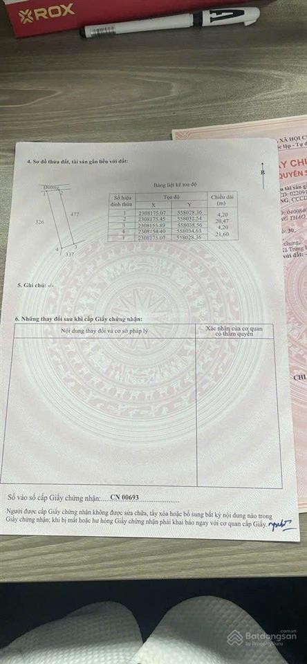 Chính chủ gửi bán lô đất đẹp, vuông vắn, tại quần ngọc, trung hòa, yên mỹ. gần sát ngay kcn yên mỹ