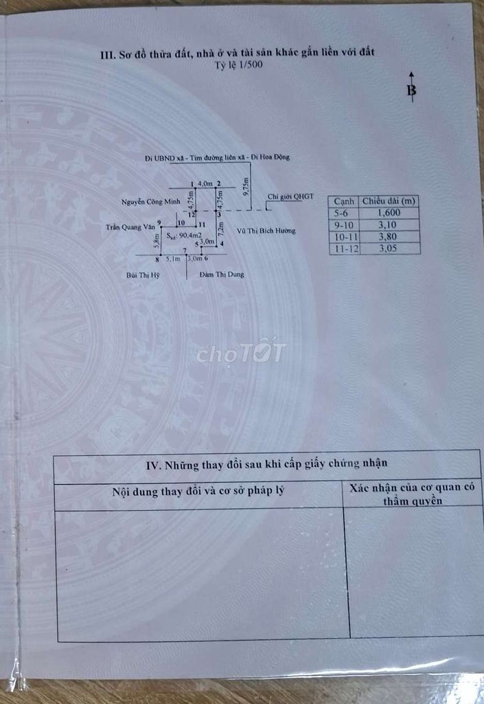 Cần bán nhà đất mặt đường Lâm Động