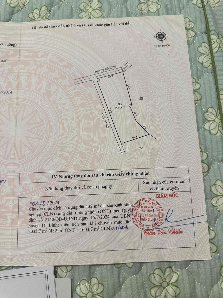 Bán 10000m2 full thổ cư nghi duong du lich hồ Đồng Nai2 DiLinh - Ảnh 2