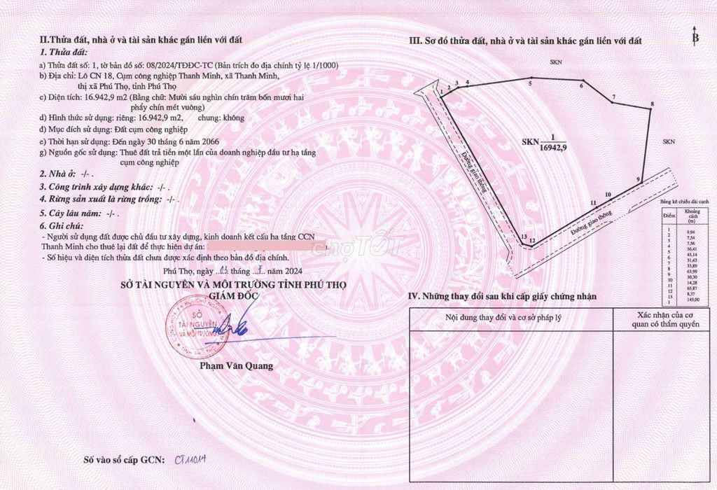 Chính chủ bán nhanh lô đất công nghiệp tại CCN Thanh Minh, Phú Thọ mới - Ảnh 3