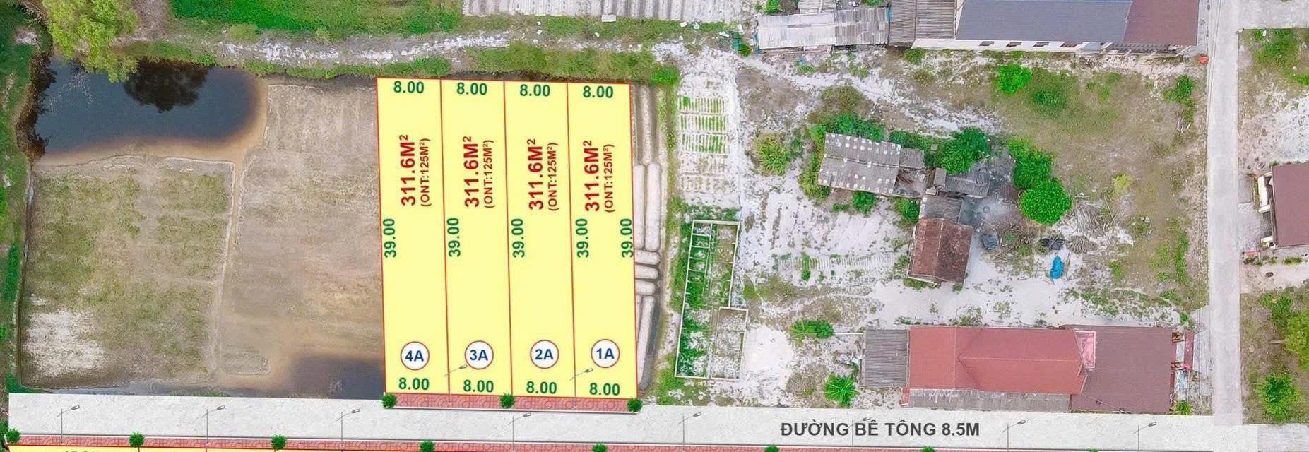 Bán nhanh lô Đất 311.6m2 , 8m mặt tiền, giá 658triệu tại đối diện khu công nghiệp, cách đường 2 làn 30m, biển 900m Xã Triệu Vân Huyện Triệu Phong Quảng Trị