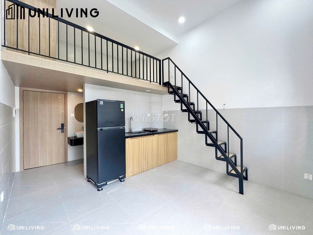 Duplex Bancon Full NT mới xây ngay sát KTX khu A. 30m2. Free DV và Xe