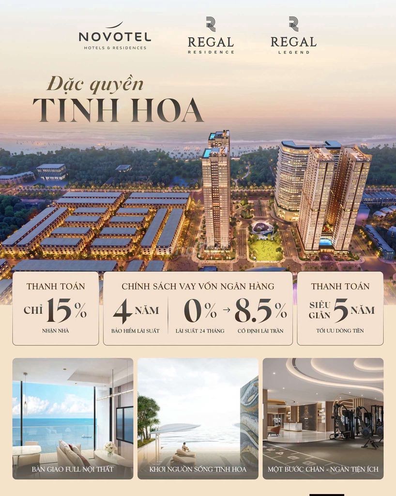 237 TRIỆU SỞ HỮU CĂN HỘ BIỂN VÕ NGUYÊN GIÁP -REGAL RESIDENCE SIGNATURE - Ảnh 6