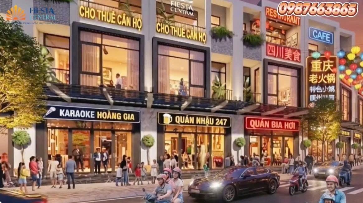 FIESTA CENTRAL BÌNH DƯƠNG – nhà phố 2 mặt tiền đối diện trường Nguyễn Khuyến cơ sở 2 098.766.3865