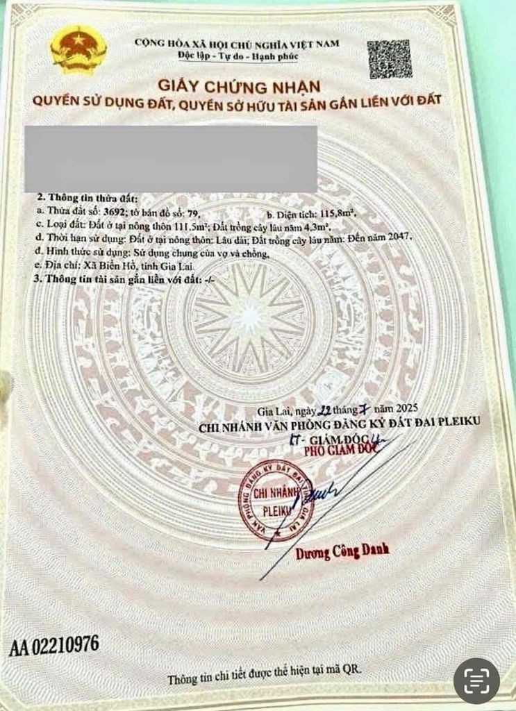 Chính chủ cần bán gấp lô đất ven biển hồ, cách sân bay chỉ 15p (2) - Ảnh 1
