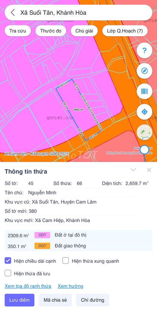 Chính chủ cần bán đất khu an toàn nằm cạnh KCN Suối Dầu - Ảnh 1