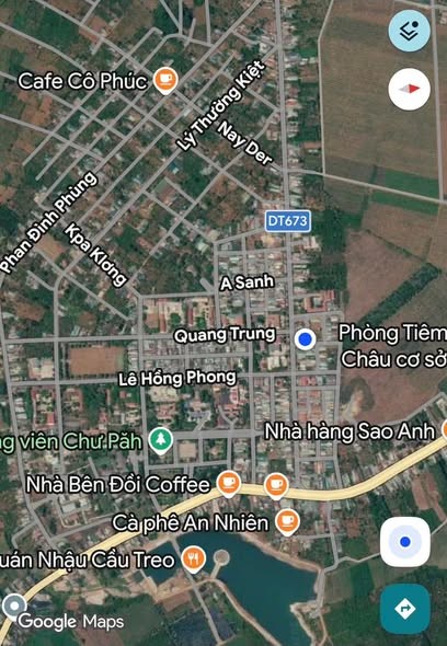 Duy nhất 1 lô vị trí gần trung tâm thị trấn Phú Hoà
