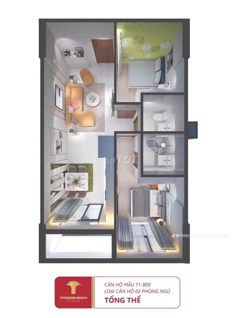 60m2- THIÊN QUÂN MARINA NGANG ĐẠI HỌC Y DƯỢC CẦN THƠ