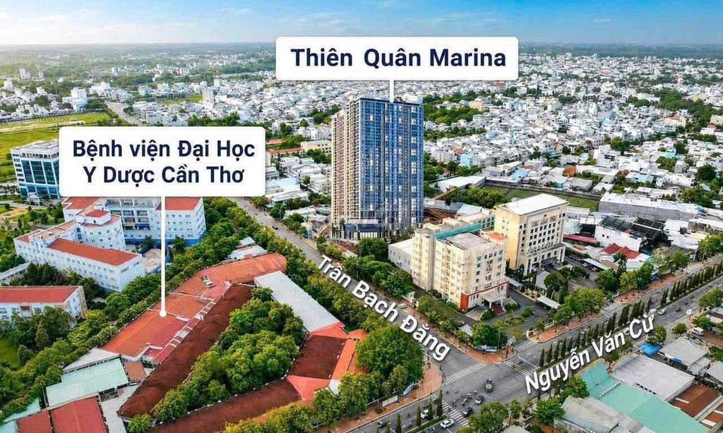 VIEW NGOÀI- CĂN HỘ THIÊN QUÂN MARINA NGANG ĐẠI HỌC Y DƯỢC CẦN THƠ - Ảnh 12