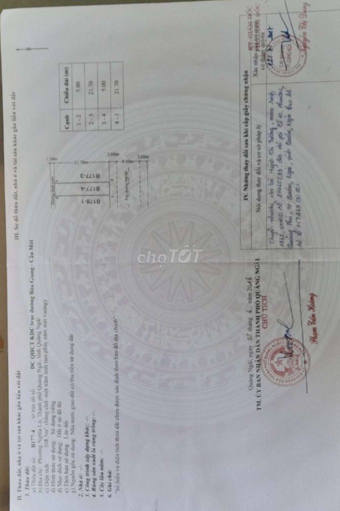 Bán đất khu vực trung tâm Trường quốc tế EIC QUẢNG NGÃI
