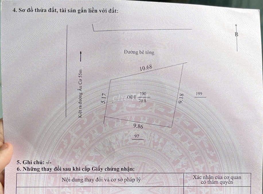 Đất 2 mặt kiệt oto đậu đỗ đường Âu Cơ giá chỉ 1,95 tỷ thương lượng - Ảnh 2