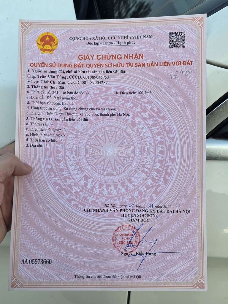 Bán đất đấu giá trung tâm Sóc Sơn 9 tỷ - Ảnh 2